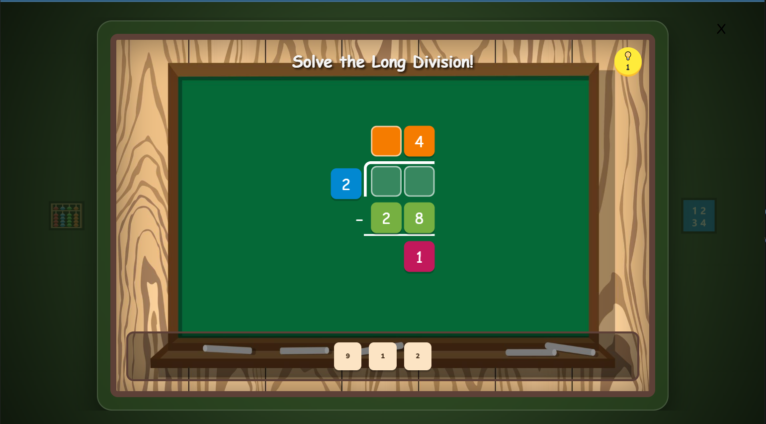 Division step increment