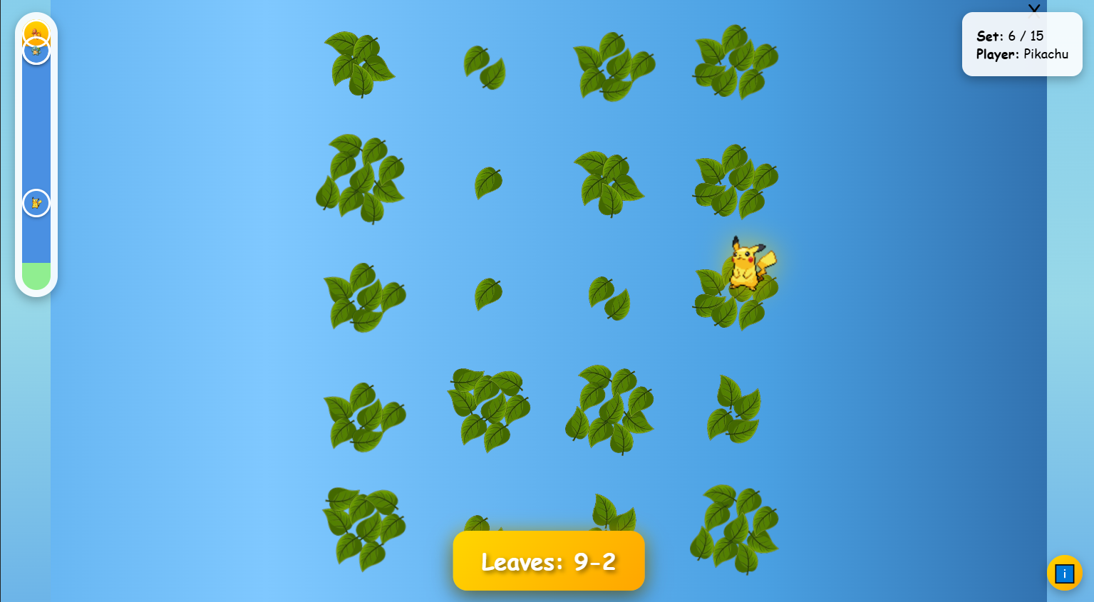 Jumping Game - Subtraction