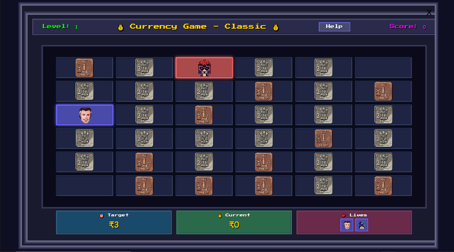 Currency Game - Advanced