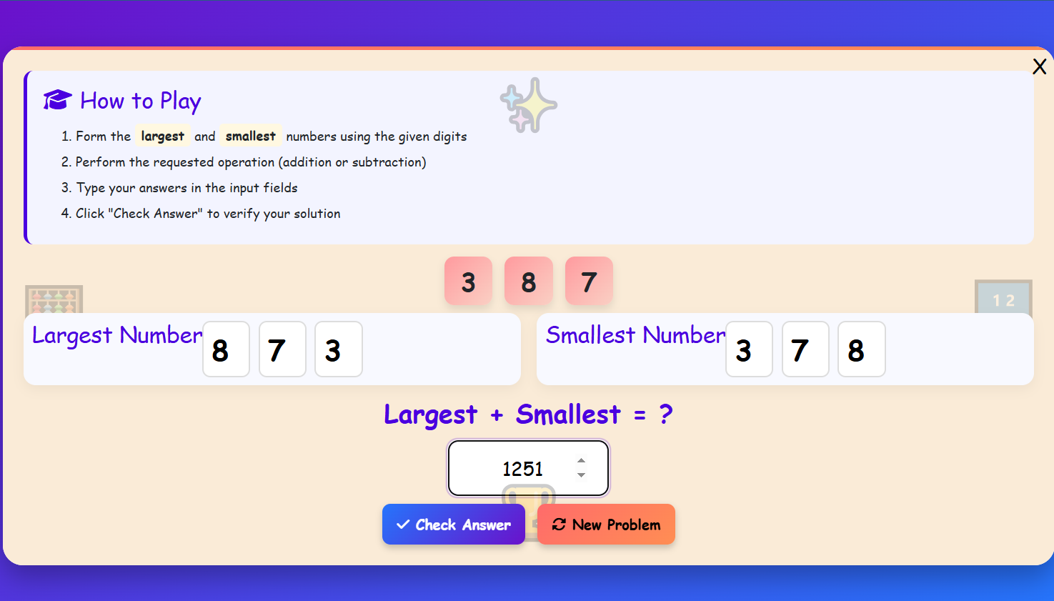 Number Formation Practice