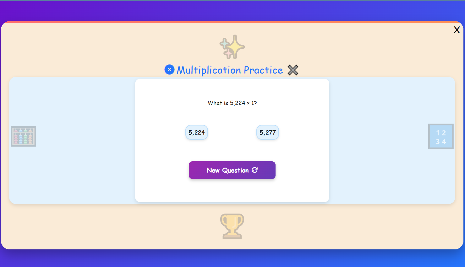 Multiplication Practice