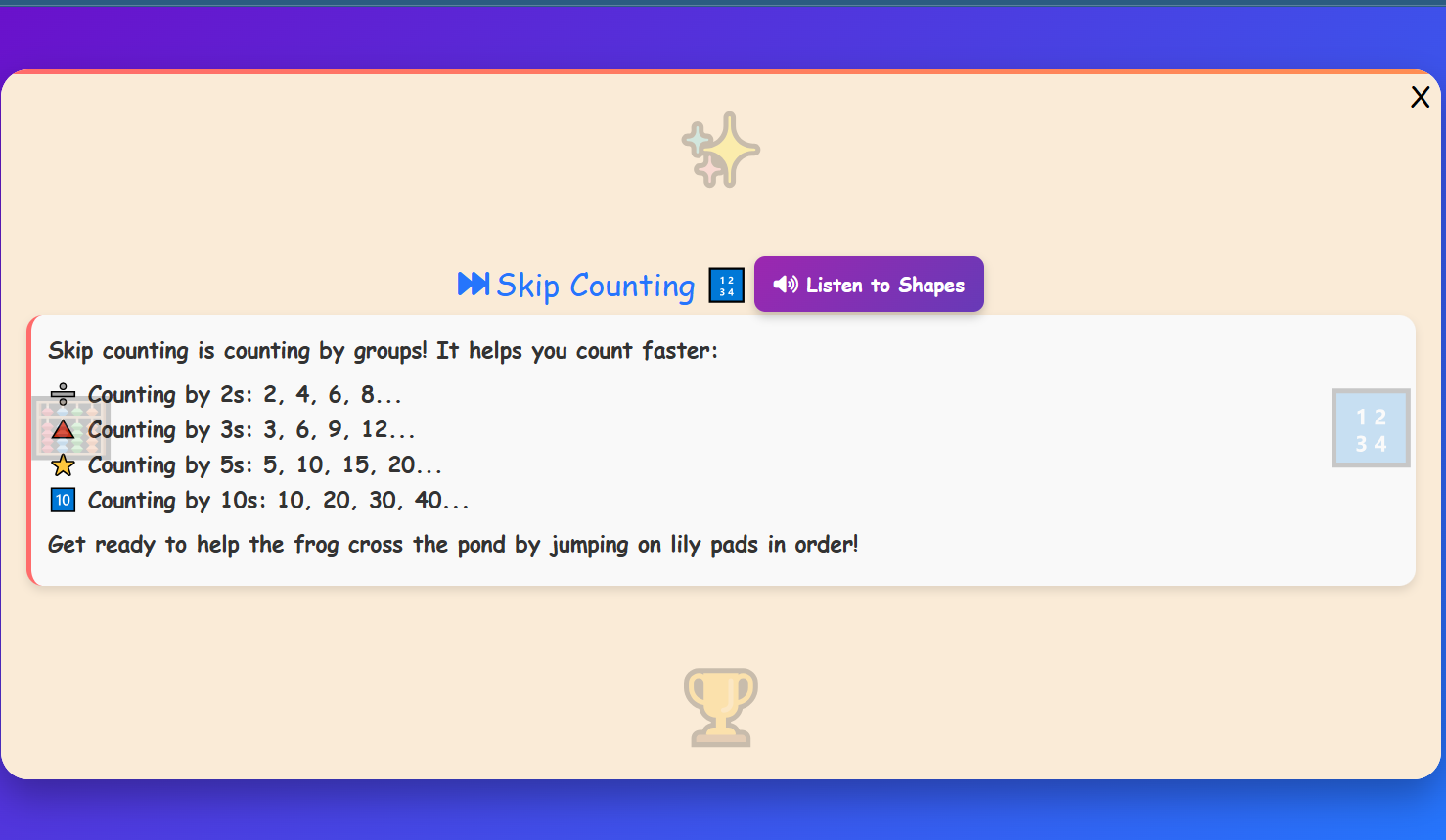 Skip Counting Lesson