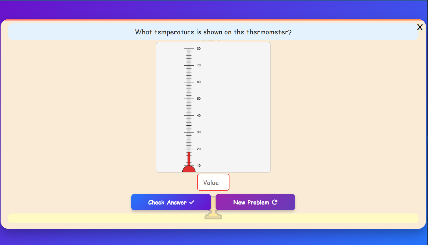 Temperature Reading Practice