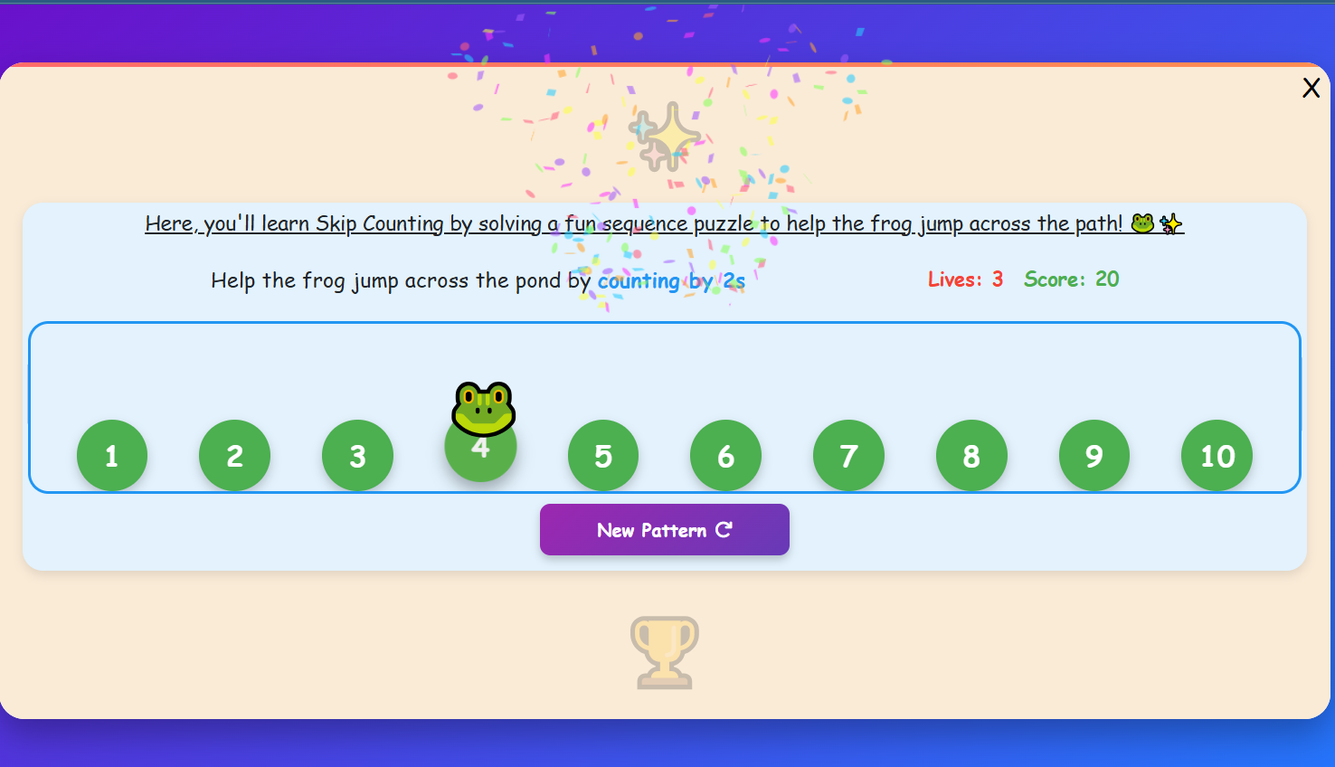 Skip Counting Practice