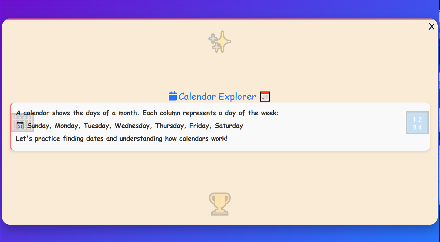 Calendar Explorer