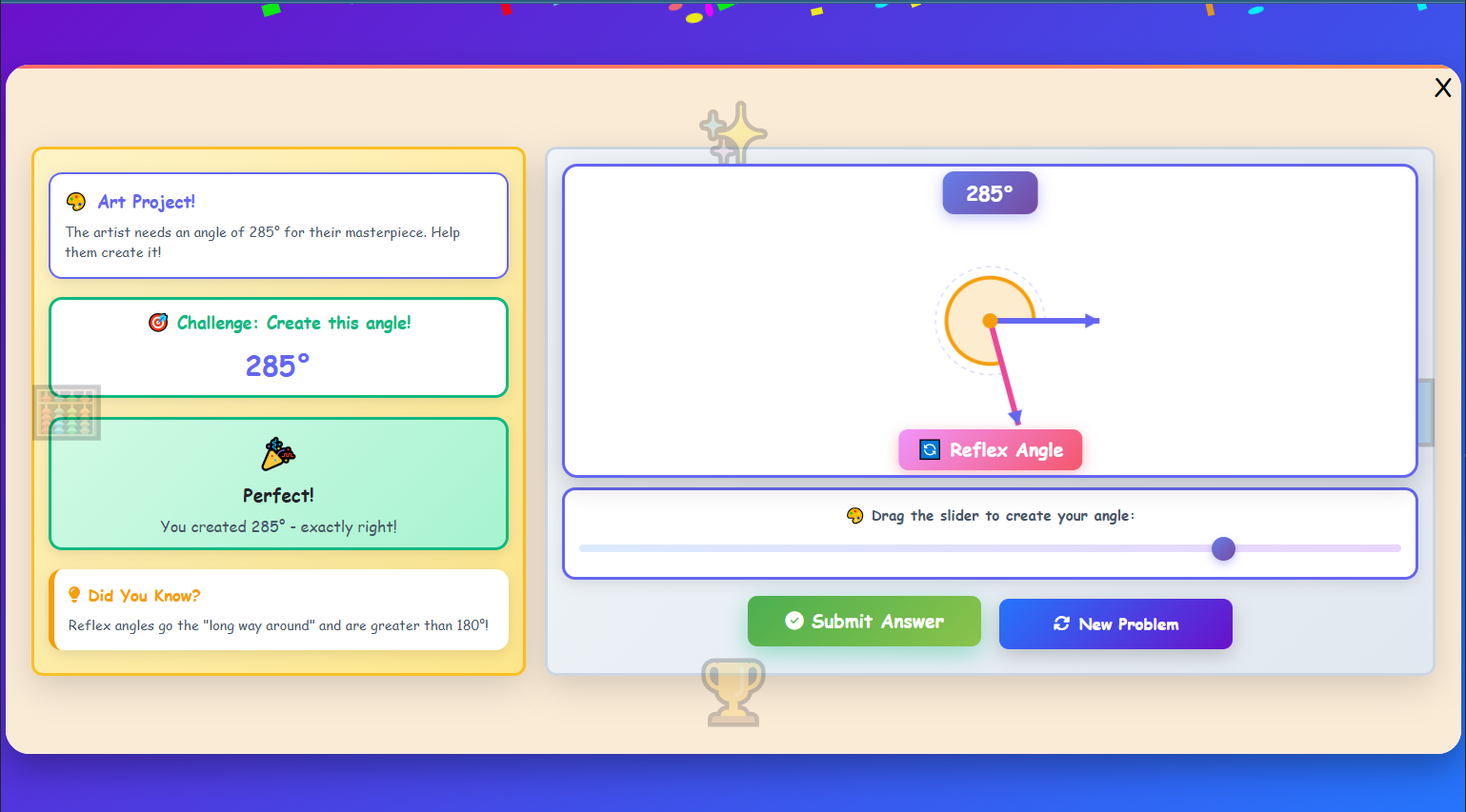 Angle Explorer – Interactive Builder