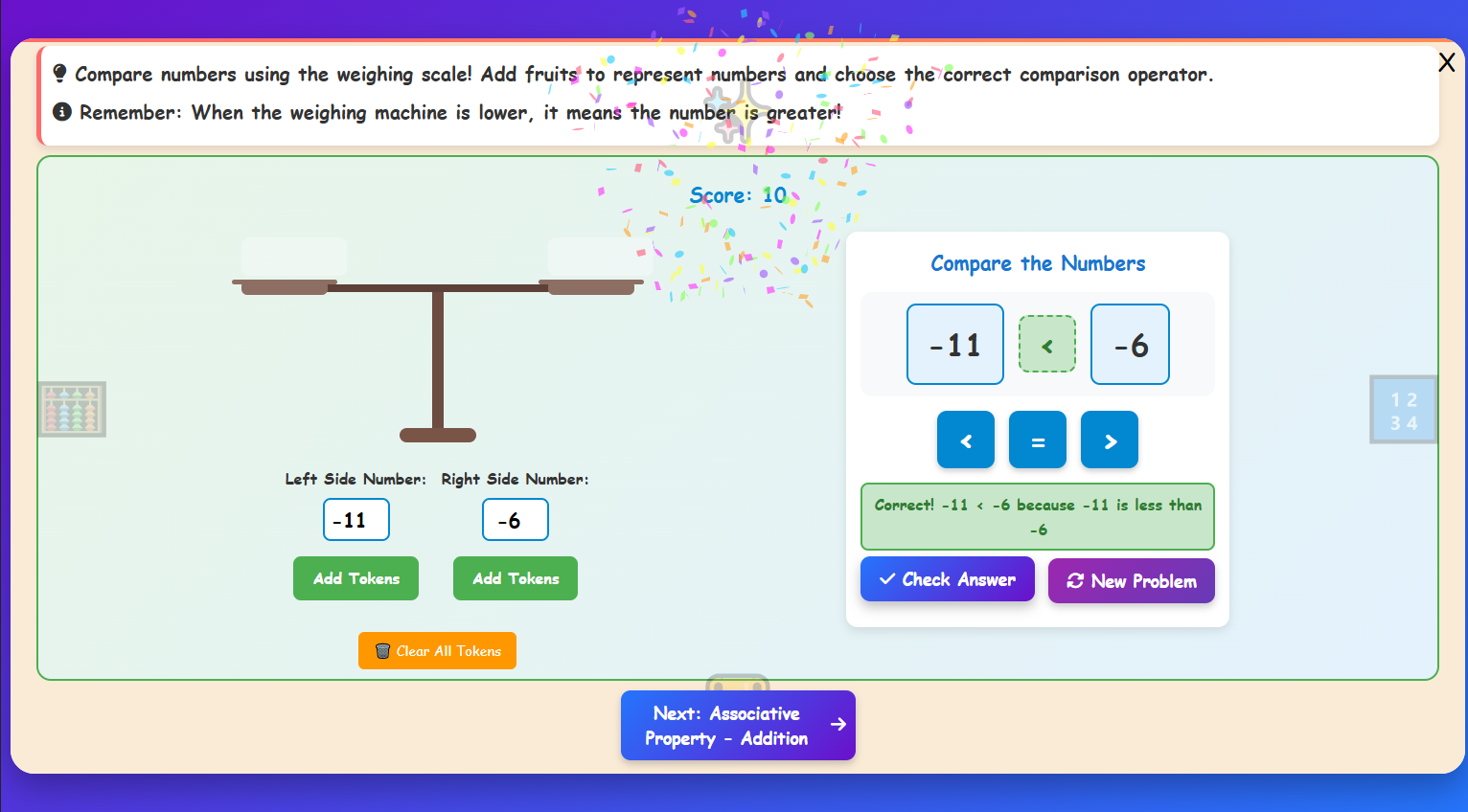Integers Game