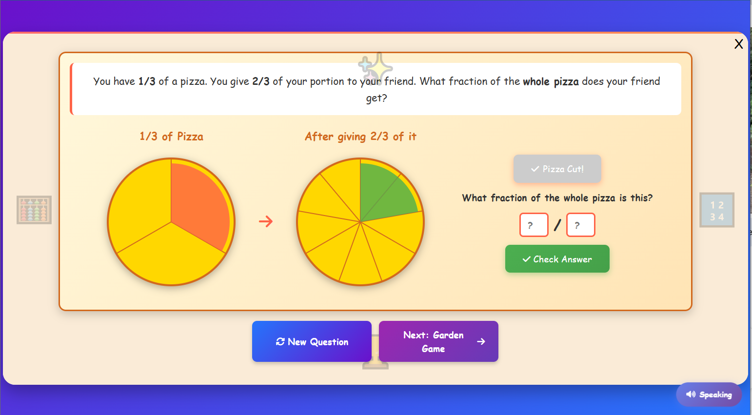 Multiplication of Fractions Intro