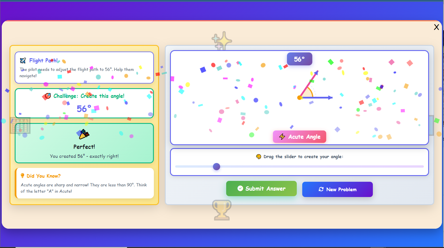 Angle Explorer – Interactive Builder